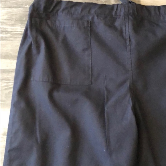 Fundamental Black Drawstring Scrub Pants size Medium - Picture 5 of 5